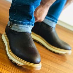 Botas de Piel De México Cómodas Para Trabajar 