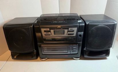 JVC PC-XC11 3-Disc CD Radio Boombox Portable Stereo AM/FM Cassette CD Player