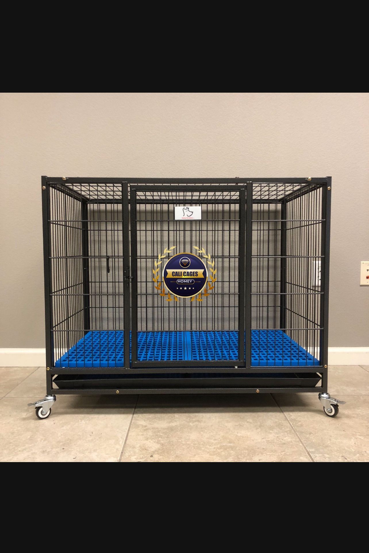 Dog Pet Cage Kennels Size 37” Medium With Grid And Tray New In Box 📦 