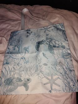 Beach tote bag