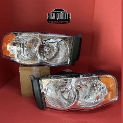 Dodge Ram 2002. 2005 Headlights.