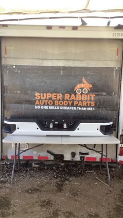 2019 Silverado bumper rear w/sensor holes OEM ORIGINAL 🐰🔥SUPER NICE🐰🔥2026