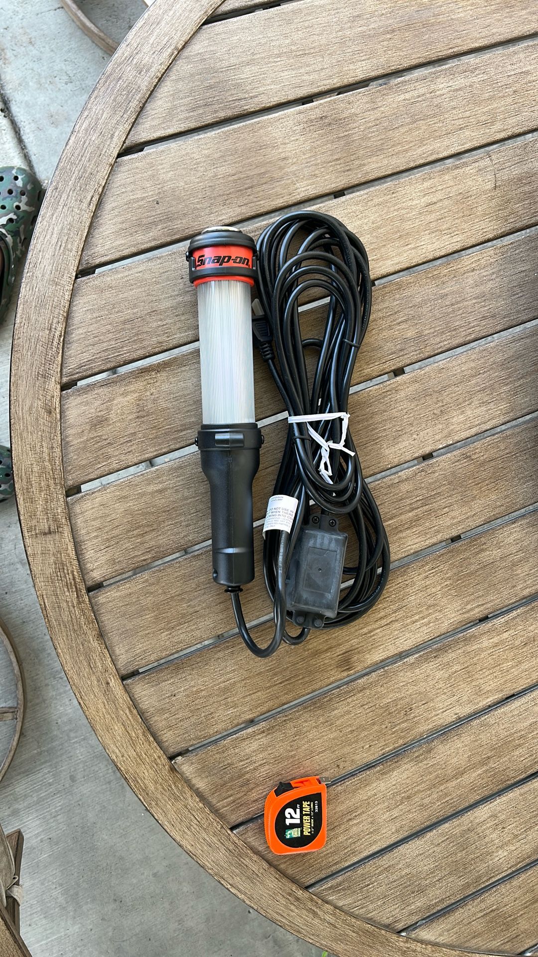 Snap-On Corded Drop Shop light