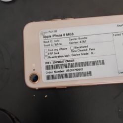 Iphone 8 64GB Unlocked Pink