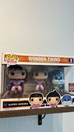 DC Wonder Twins 2017 SDCC Exclusive 3 pack Funko Pop set