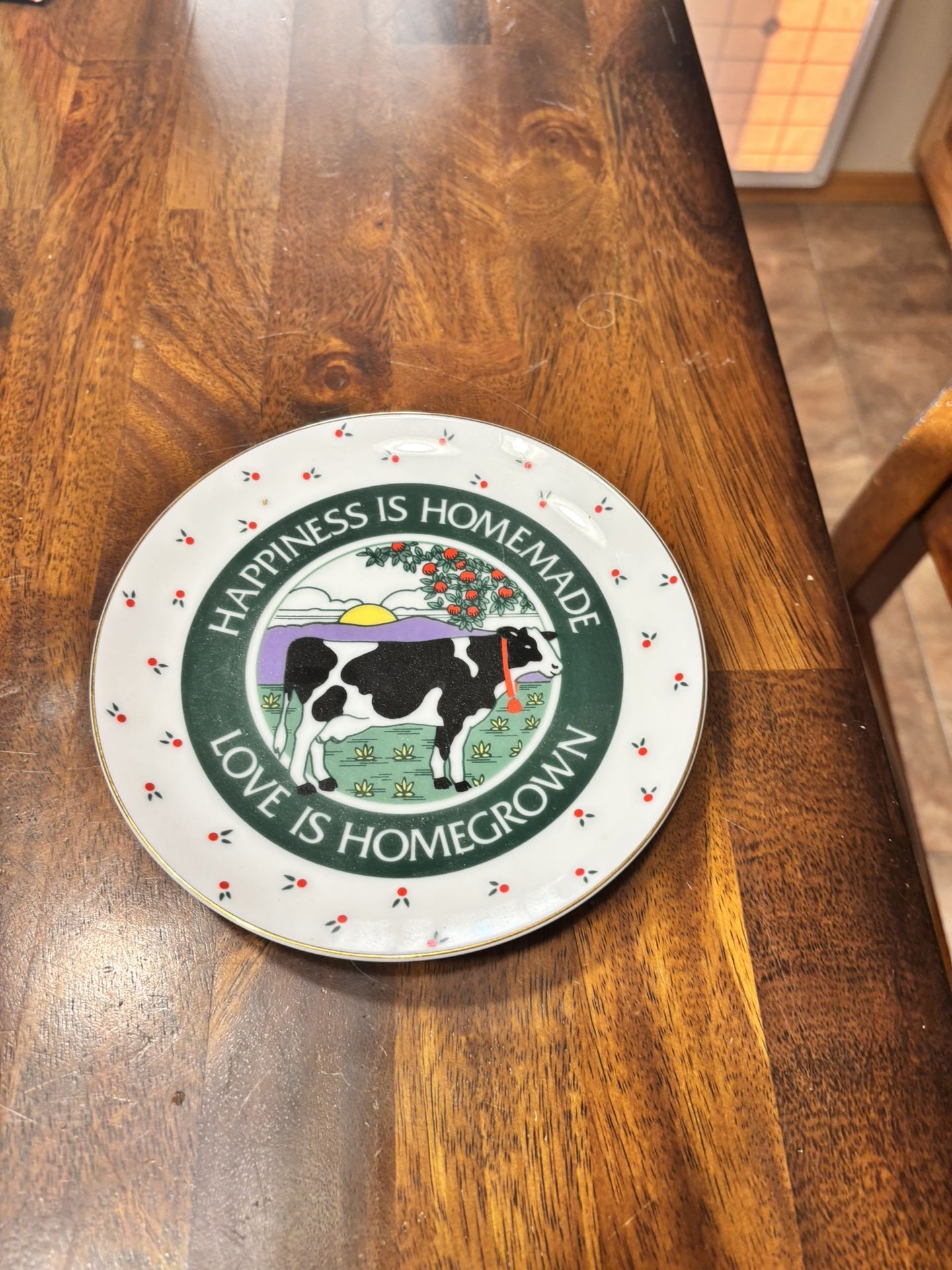 Happiness is homemade plate