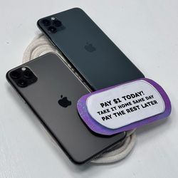 Apple IPhone 11 Pro Max - Pay $1 DOWN AVAILABLE - NO CREDIT NEEDED