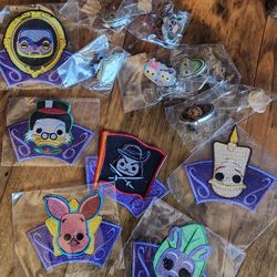 Funk Pop Disney Patches And Pins (12) NEW