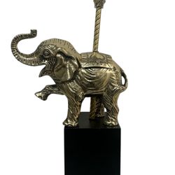 Brass Elephant Table Lamp