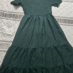 New Dark Green Dress S
