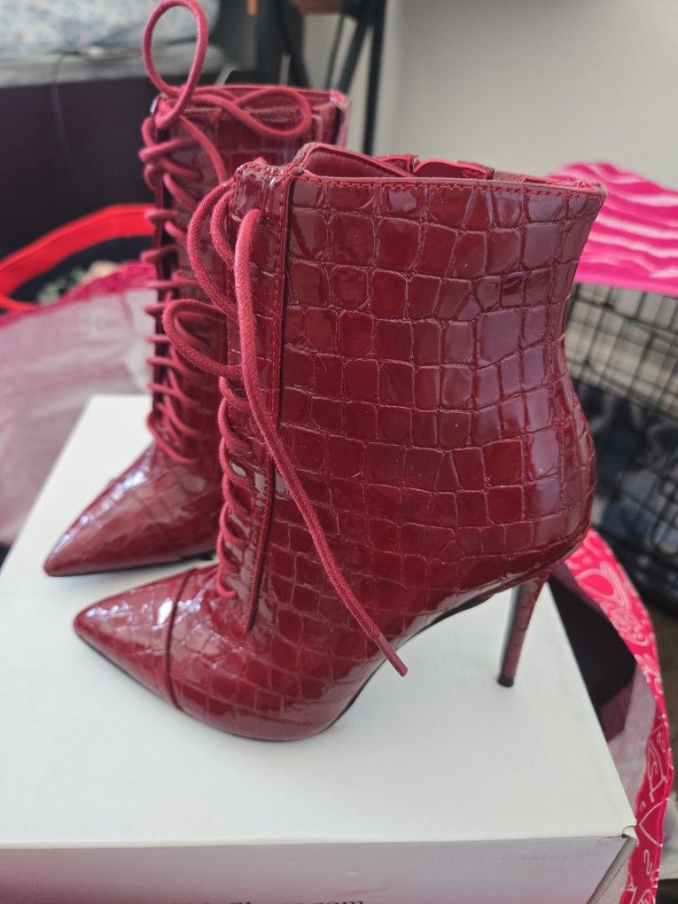 Aldo Red Boots