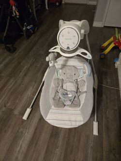 Ingenuity InLighten Soothing Swing - Van the Elephant
