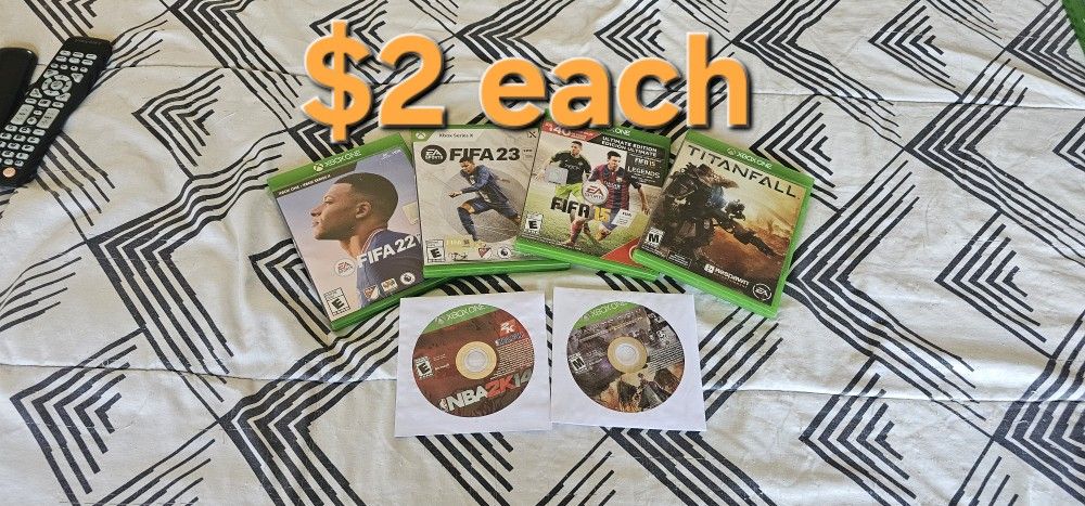 Xbox One Games $2 Each 