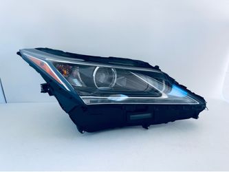 2016-2019 LEXUS RX350/RX450H RH PASSENGER SIDE HEADLIGHT W/O AFS SINGLE BEAM OEM