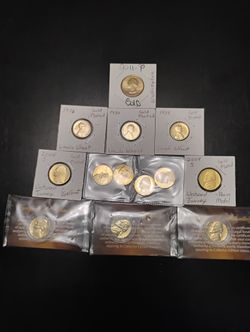 24k Gold Plated Coin Collection 