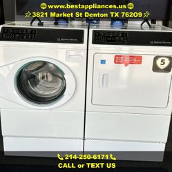 Speed Queen Front Load Washer and Dryer