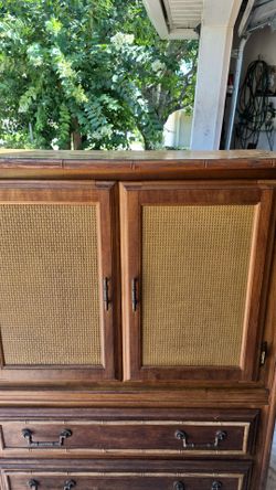 Colonial bedroom cabinet.