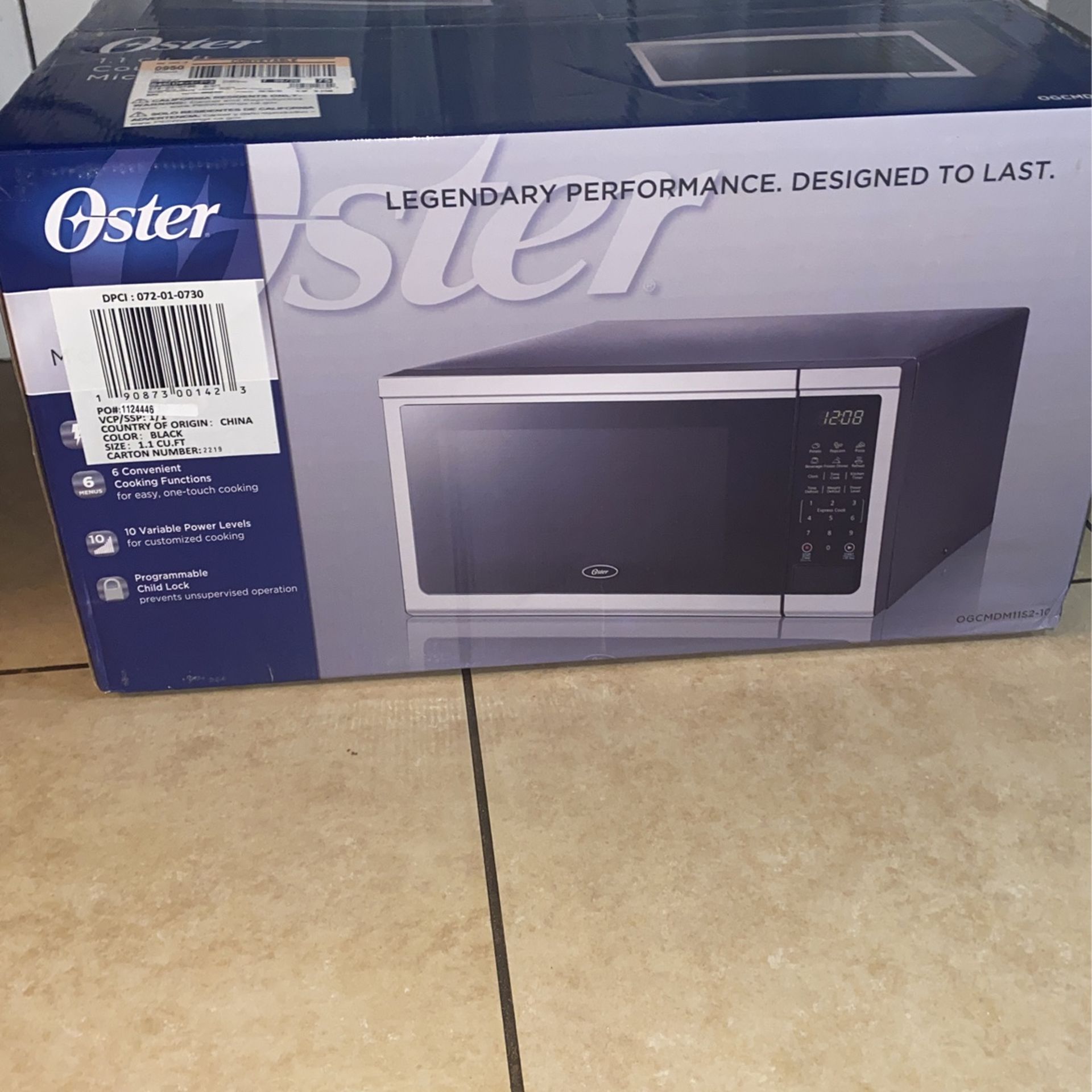 Oster Microwave