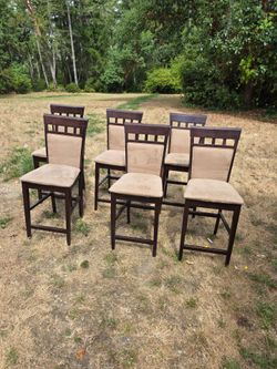 Set of 6 Tall Chairs