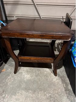 Brown coffee table