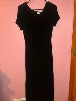 Black Maxi T-Shirt Dress