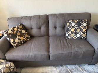 Sofa with matching accent chairs
