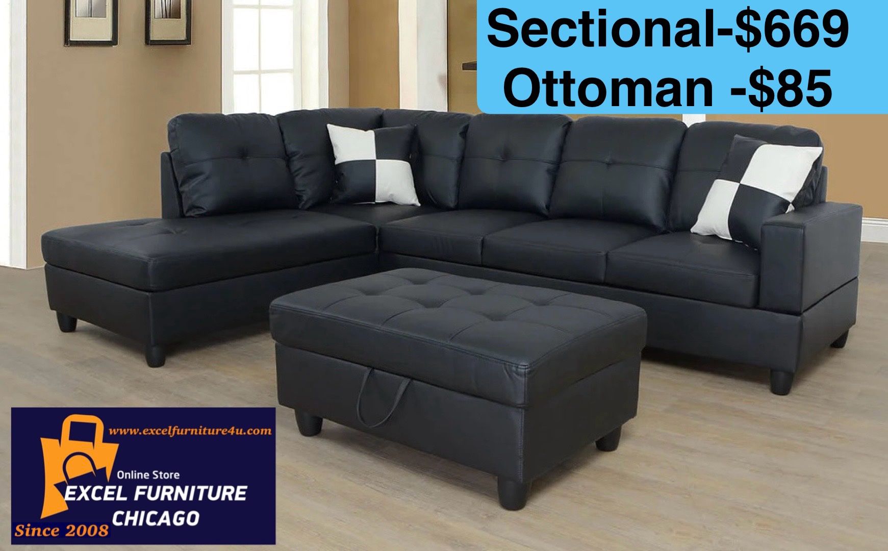 🌟Free Delivery—Brand New Sofa Couch Sectional