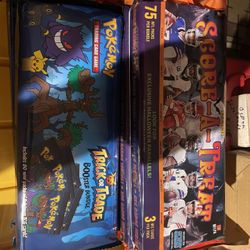 2024 score a treat Football and Pokemon trading cards these are the larger bundles $30 each new