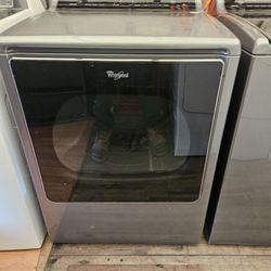 Gray Electric Whirlpool Steam Feature  W & Dryer Set