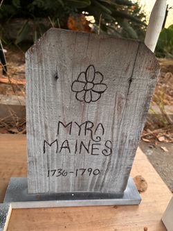 Handmade Wooden Halloween Tombstone Decoration