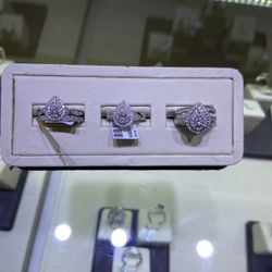 14k White Gold Real Diamond Rings With 1ctw Diamonds For a Good Price!! Starting At $1800