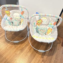 Jungle  Bright Starts : baby Bouncer (2 Available - Twin Set)