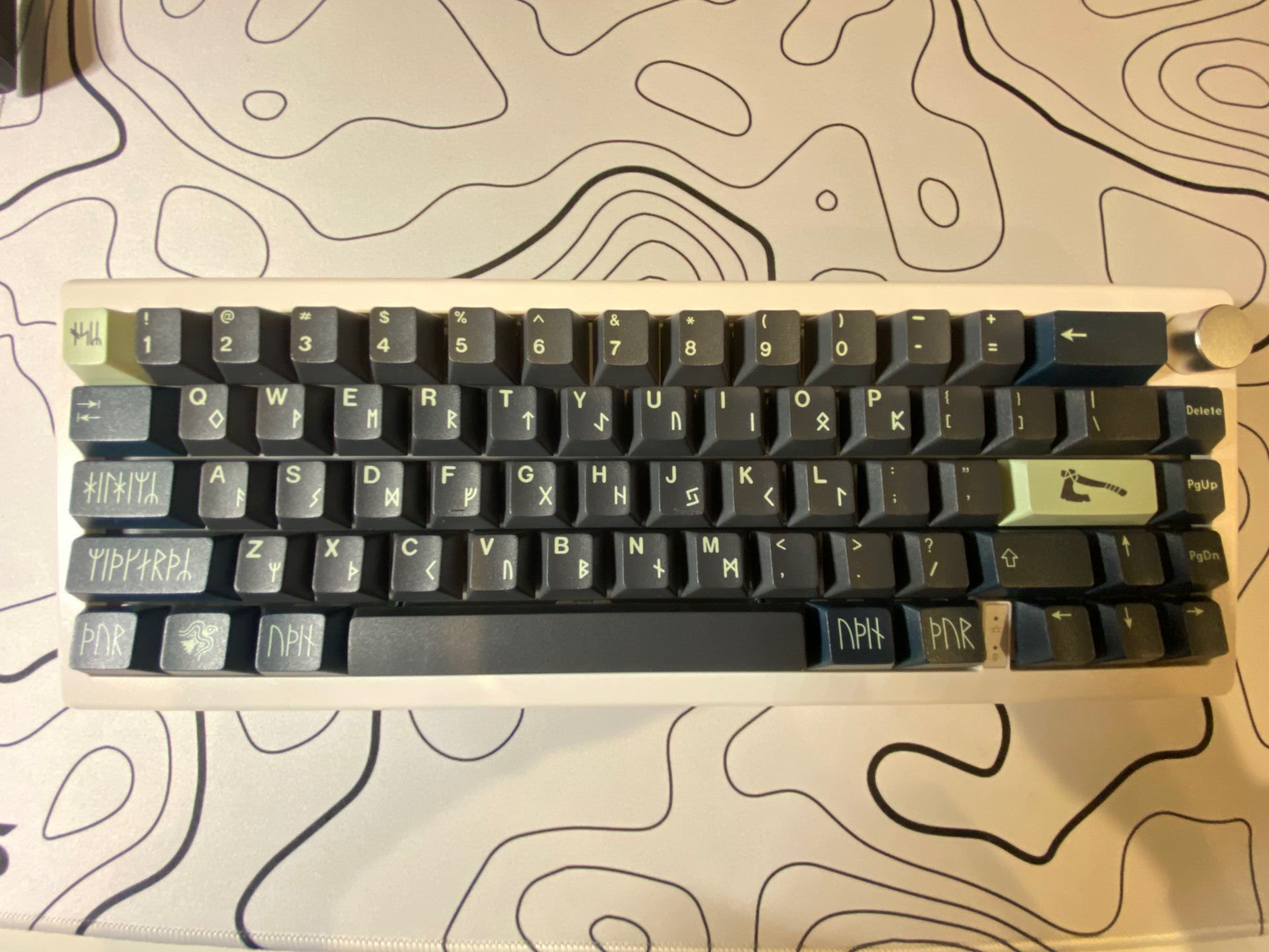 Brand New Norse Code Custom Keyboard GMK 67