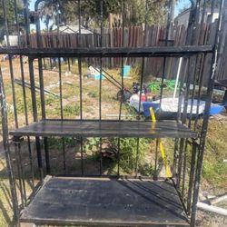 Paper Binding industrial Heavy Duty Wheeling Shelf With Folding Up Shelves