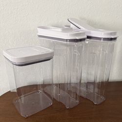 3 Tall OXO Soft Works Pop Containers 