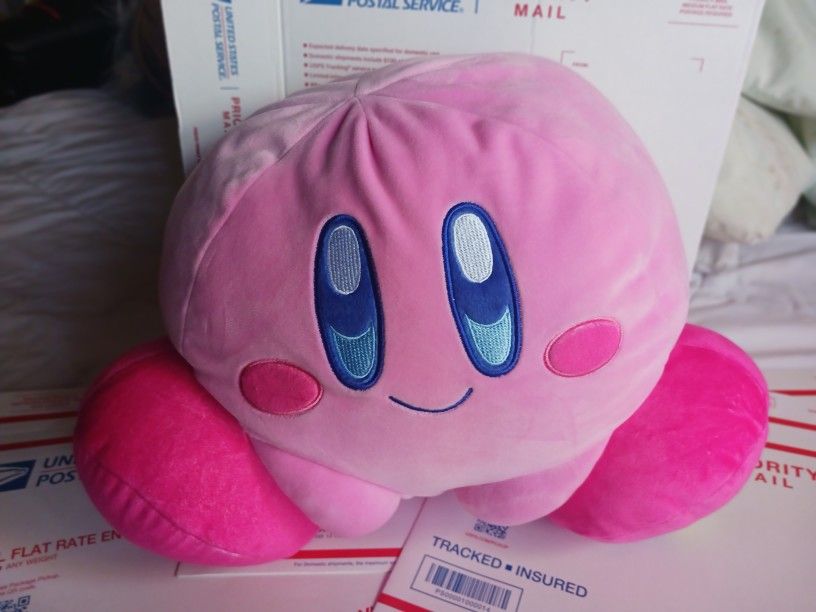 TOMY - Club Mocchi Mocchi - Kirby 30th Anniversary Mega 15-inch Plush Large MINT