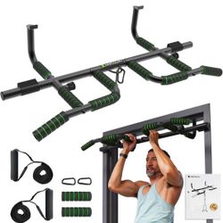 Pull Up Bar And Resistance Support Bands