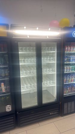 True brand soda refrigerator