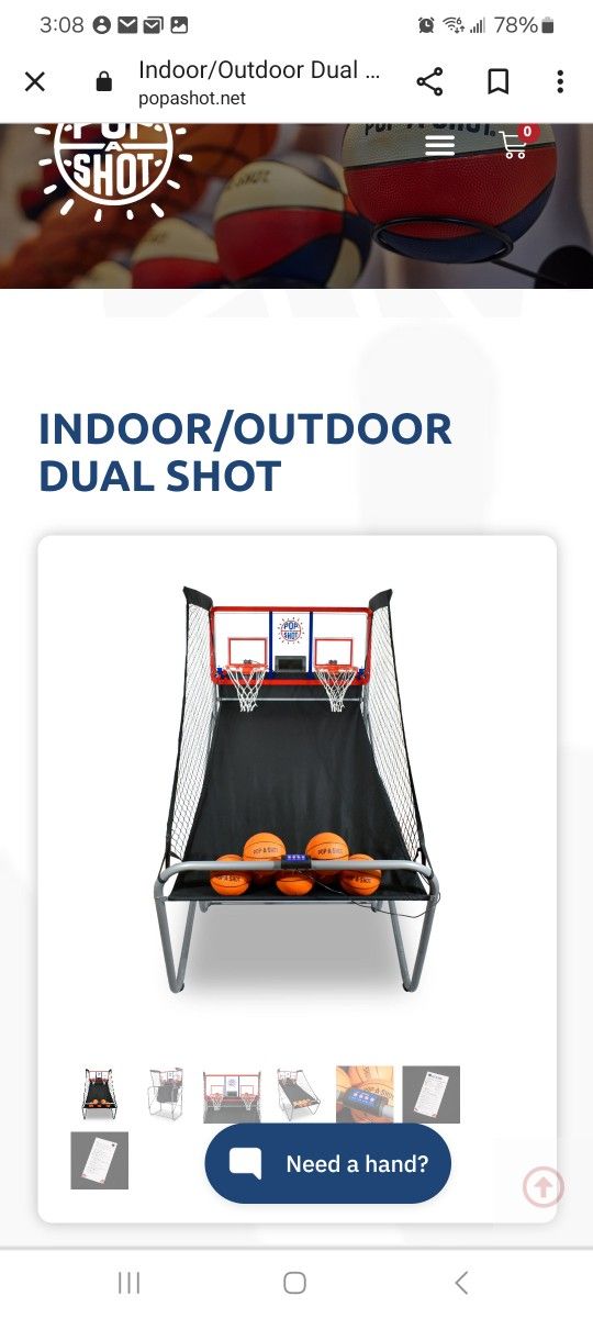 Indoor Basketball Hoops ( Pop-a-shot)