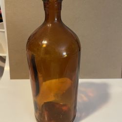 Vintage Clorox Amber Glass Bottle