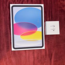 Brand New Apple Bundle – iPad (A16 Chip) + AirPods 4 – $500 Both sealed, never used. Apple receipt available. Perfect holiday deal.