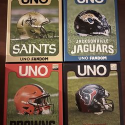 NFL Theme Uno Decks 