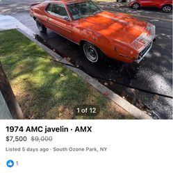 1974 AMC Javelin AMX