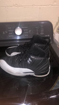 Air Jordan 12 Retro Black White Sneakers