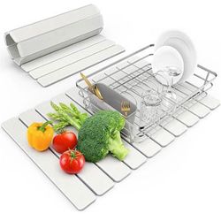 Large Stone Dish Drying Mat for Kitchen Counter