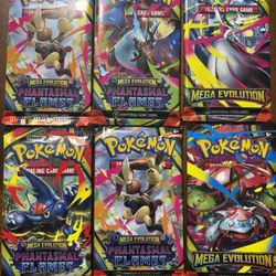 Sealed Pokemon Mega Evolution Packs