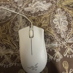 Wired  White Razor Mouse 