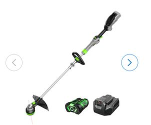 EGO POWERLOAD 56-volt 15-in Telescopic Shaft Battery String Trimmer 2.5 Ah (Battery Included) (Charger Included)