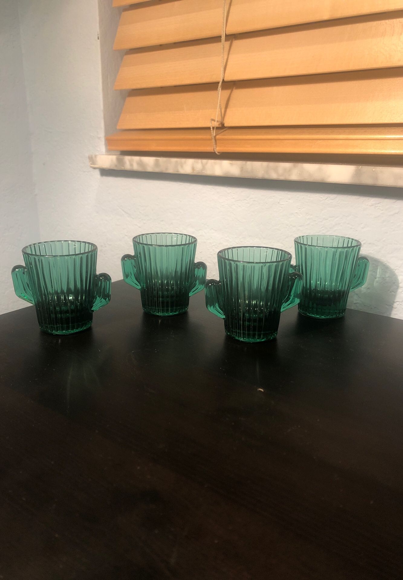Vintage Libbey Cactus shot glasses-set of 4