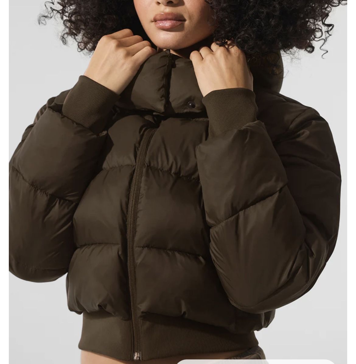 Alo Foxy Puffer Jacket Espresso